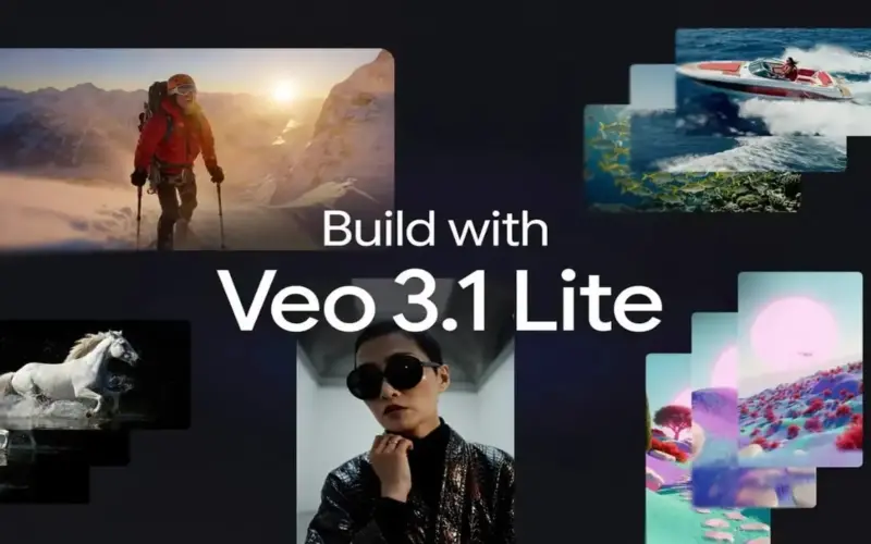 جوجل تعلن عن نموذج توليد الفيديو Veo 3.1 Lite بتكلفة منخفضة.